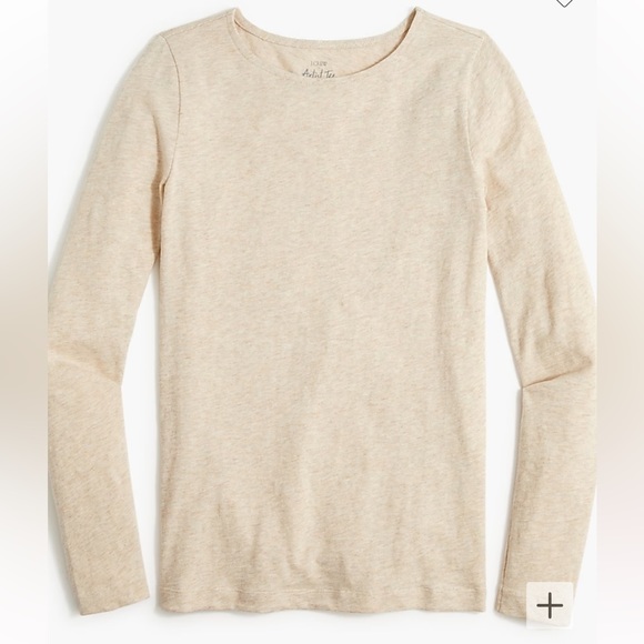 NWT J.Crew long sleeve artist tee 🩶 - Picture 3 of 7